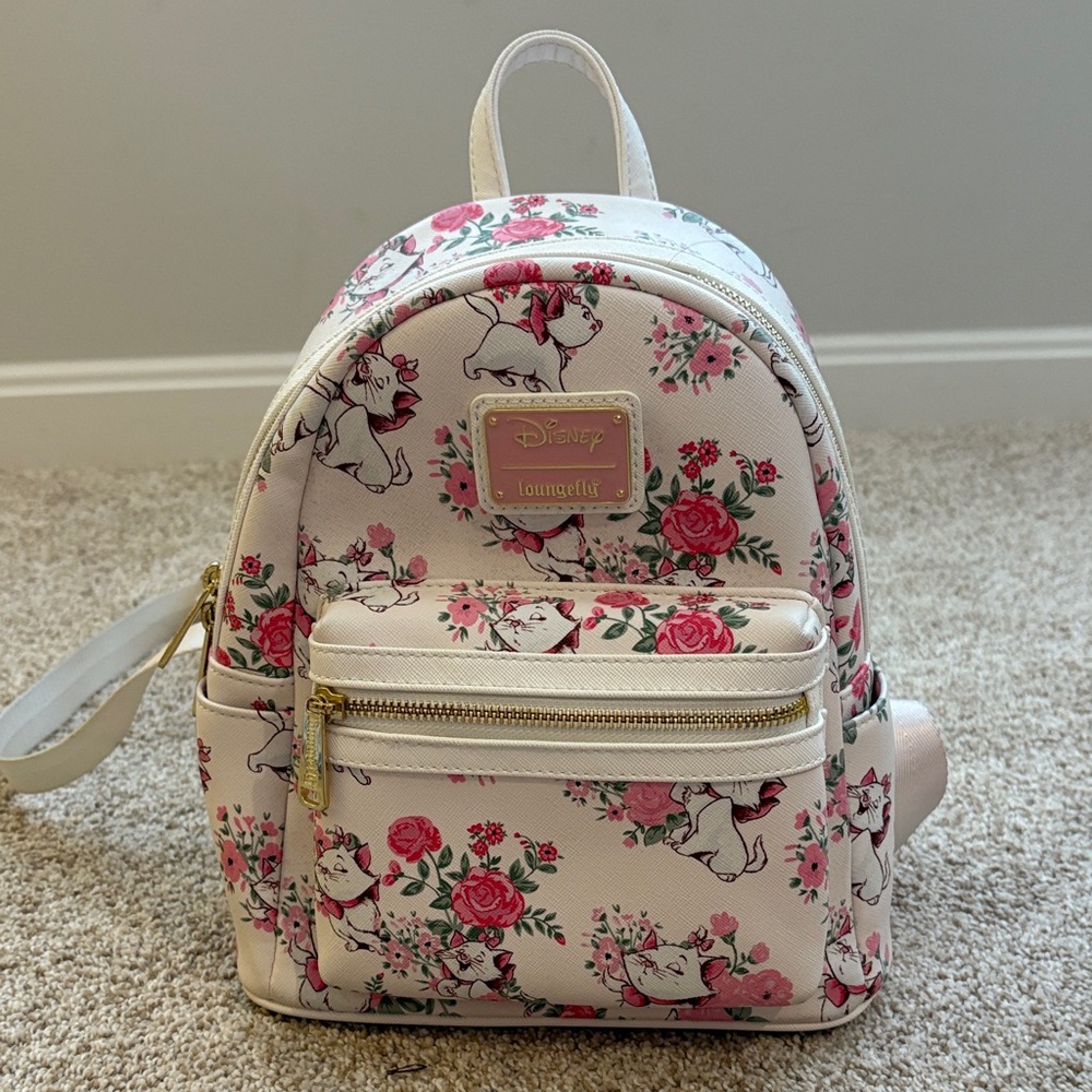 Loungefly Disney Marie Floral Backpack